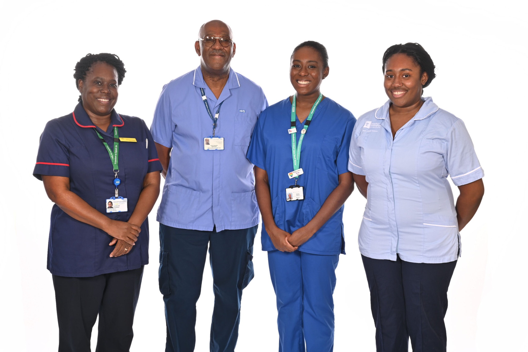 Nursing team working together